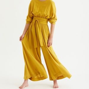 black crane wide dress